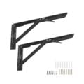 Alpha Phantom Creation Moving Mountain Designer Wooden Wall-Mounted Foldable Table short bracket with screws