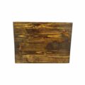 Alpha Phantom Creation Moving Mountain Designer Wooden Wall-Mounted Foldable Table top view pine wood burnt wood