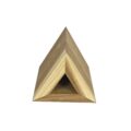 Alpha Phantom Creations Bookworm Designer Wooden Triangular-Shaped Book Page Holder front view