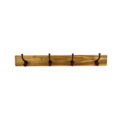 Alpha Phantom Creations Hangman Designer Wooden Coat, Towel, and Hat Hanger Racks pine Stained