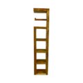 Alpha Phantom Creations White Gold Chief Designer Wooden Toilet Roll Holder & Dispenser front view