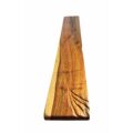 Designer Rustic Wooden Bench Sanding Sealer River of thought top view