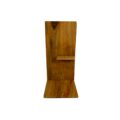 Designer Wall-Mounted Bedside Nightstand Table Raw Kiaat Knightstand right