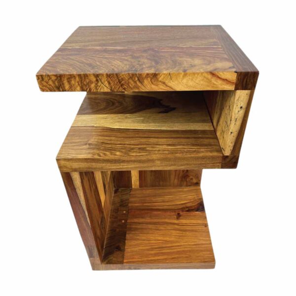Designer Wooden Bedroom or Livingroom Side Table Some Heavy Lifting Top View Designer Wooden Bedroom or Livingroom Side Table Some Heavy Lifting Top View