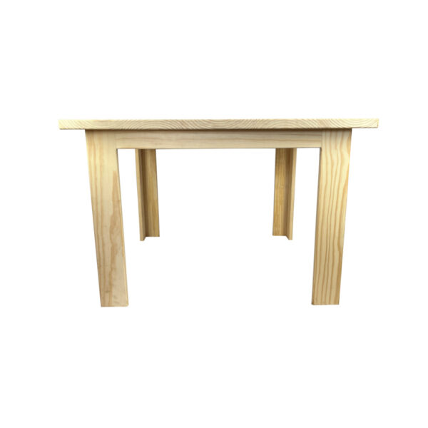 Alpha Phantom Creation Custom Solid Wood Dining Table Tribal Gathering Front view Alpha Phantom Creation Custom Solid Wood Dining Table Tribal Gathering Front view