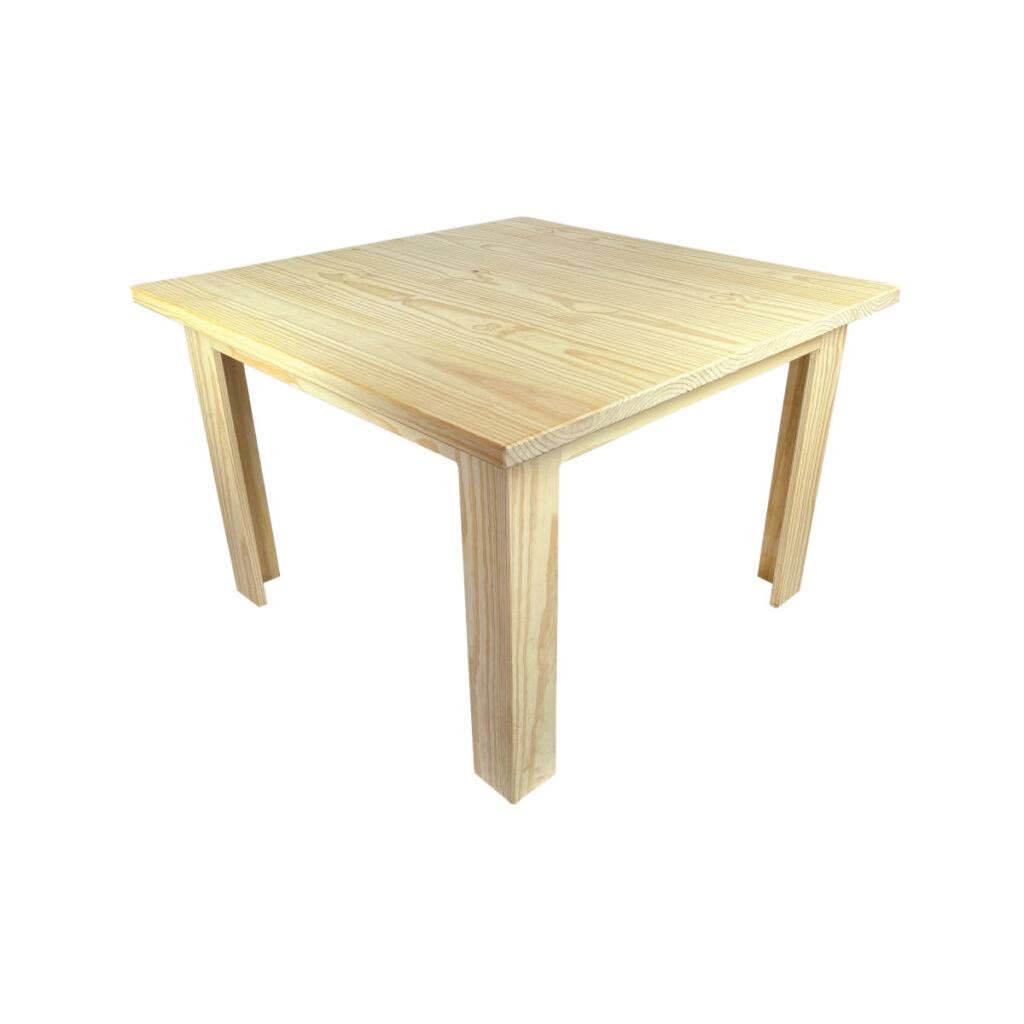 Alpha Phantom Creation Custom Solid Wood Dining Table Tribal Gathering angled view