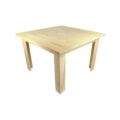 Alpha Phantom Creation Custom Solid Wood Dining Table Tribal Gathering angled view
