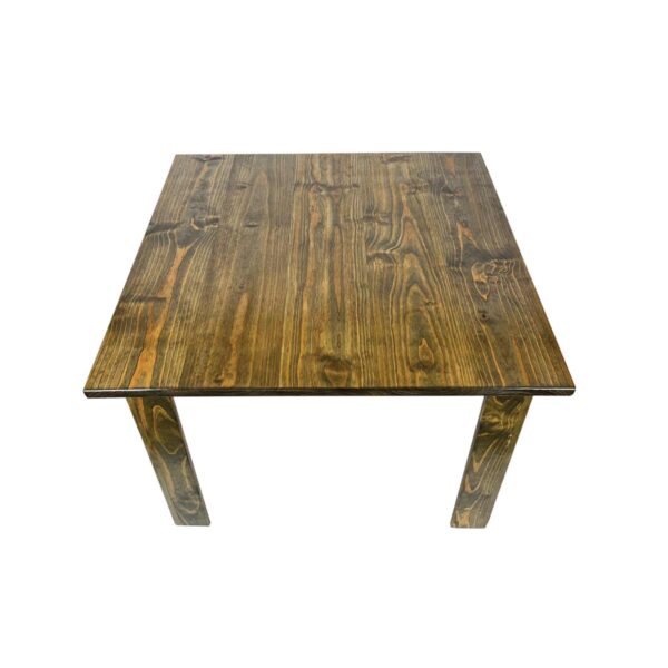 Alpha Phantom Creation Custom Solid Wood Dining Table Tribal Gathering top view Alpha Phantom Creation Custom Solid Wood Dining Table Tribal Gathering top view