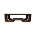 Alpha Phantom Creations Designer Wooden Coffee Table Thunder-Rock front view