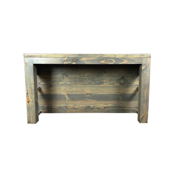 Alpha Phantom Creations Functional Kitchen Island with Storage Harvest Rock Back view Alpha Phantom Creations Functional Kitchen Island with Storage Harvest Rock Back view