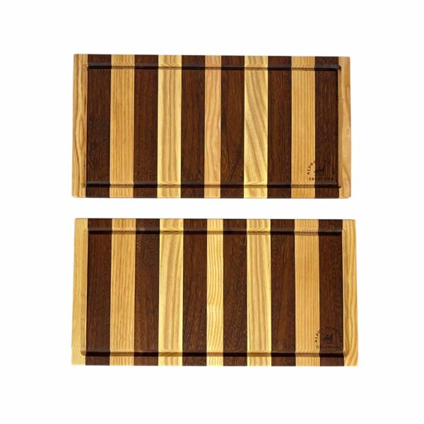 Alpha Phantom Creations Tatonka Slab Designer Wooden Steak Board Set No stain Top Alpha Phantom Creations Tatonka Slab Designer Wooden Steak Board Set No stain Top