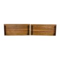 Alpha Phantom Creations Waya Feast Designer Wooden Platter Board Set Front Side by side