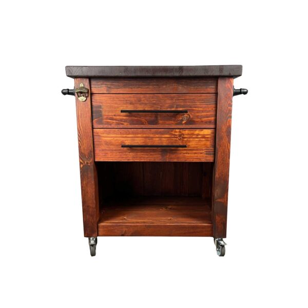 Alpha Phantom Creations Designer Butchers Block Island Warriors Pride Front view Alpha Phantom Creations Designer Butchers Block Island Warriors Pride Front view