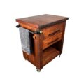 Alpha Phantom Creations Designer Butchers Block Island Warriors Pride Left side angled Lifestyle
