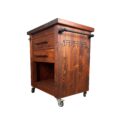 Alpha Phantom Creations Designer Butchers Block Island Warriors Pride Right side angled
