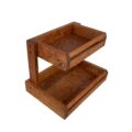Alpha Phantom Creations Designer Designer Wooden Fruit Basket Front top