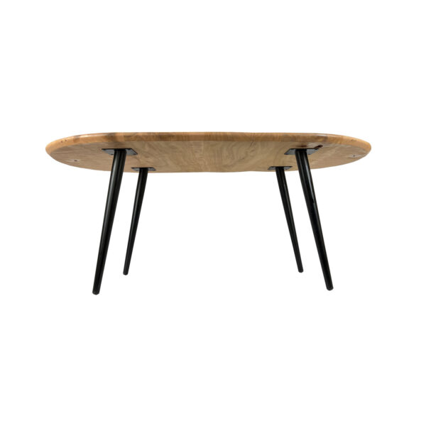Alpha Phantom Creations Designer Wooden Coffee Table Spirit Bean bottom view Alpha Phantom Creations Designer Wooden Coffee Table Spirit Bean bottom view