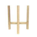 Alpha Phantom Creations Designer Wooden Pot Plant Stand Weatherman Pine wood inside
