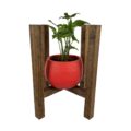 Alpha Phantom Creations Designer Wooden Pot Plant Stand Weatherman with plan inside